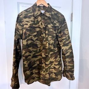 Tellason Camo Topper shirt - ripstop cotton